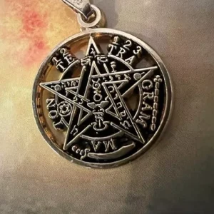 Amulette Tétragramaton plaquée or